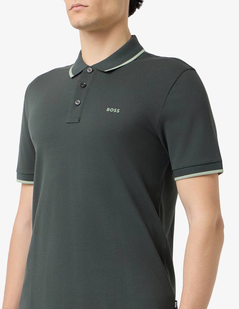 rinascente BOSS Polo manica corta profilini regular fit