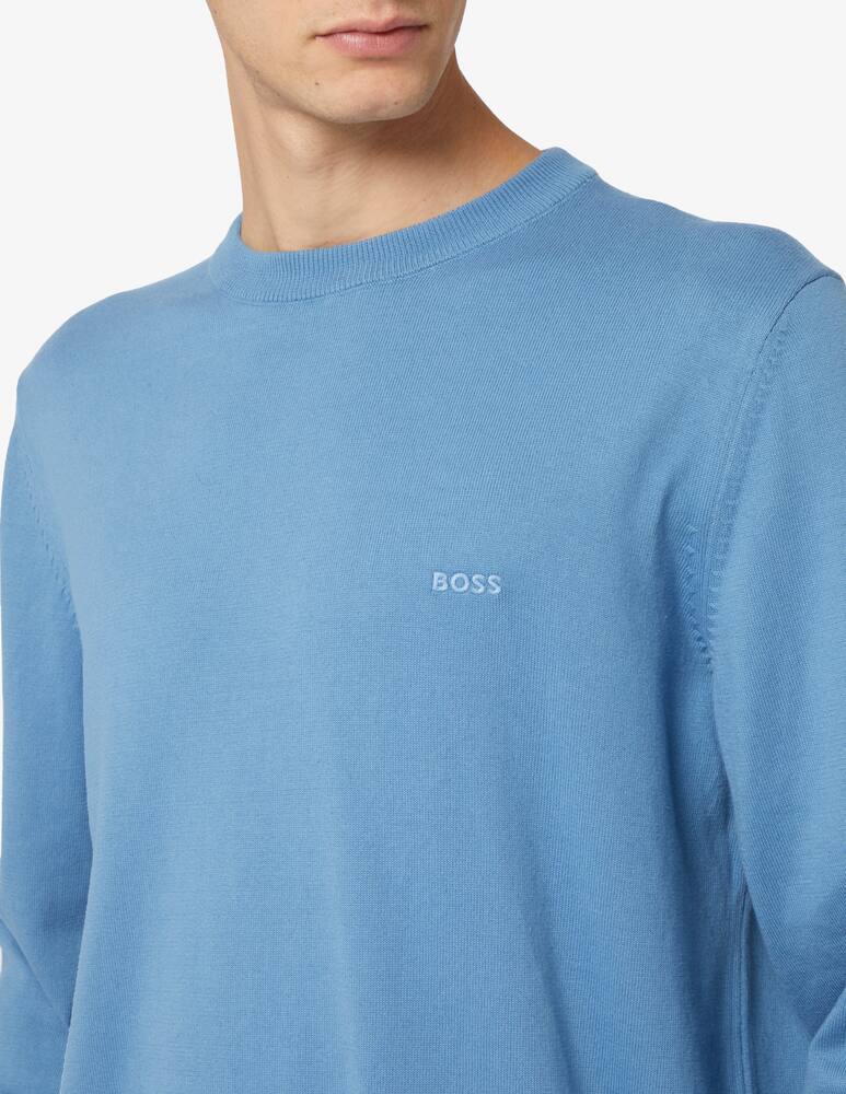 rinascente BOSS Maglia girocollo pacas con logo piccolo