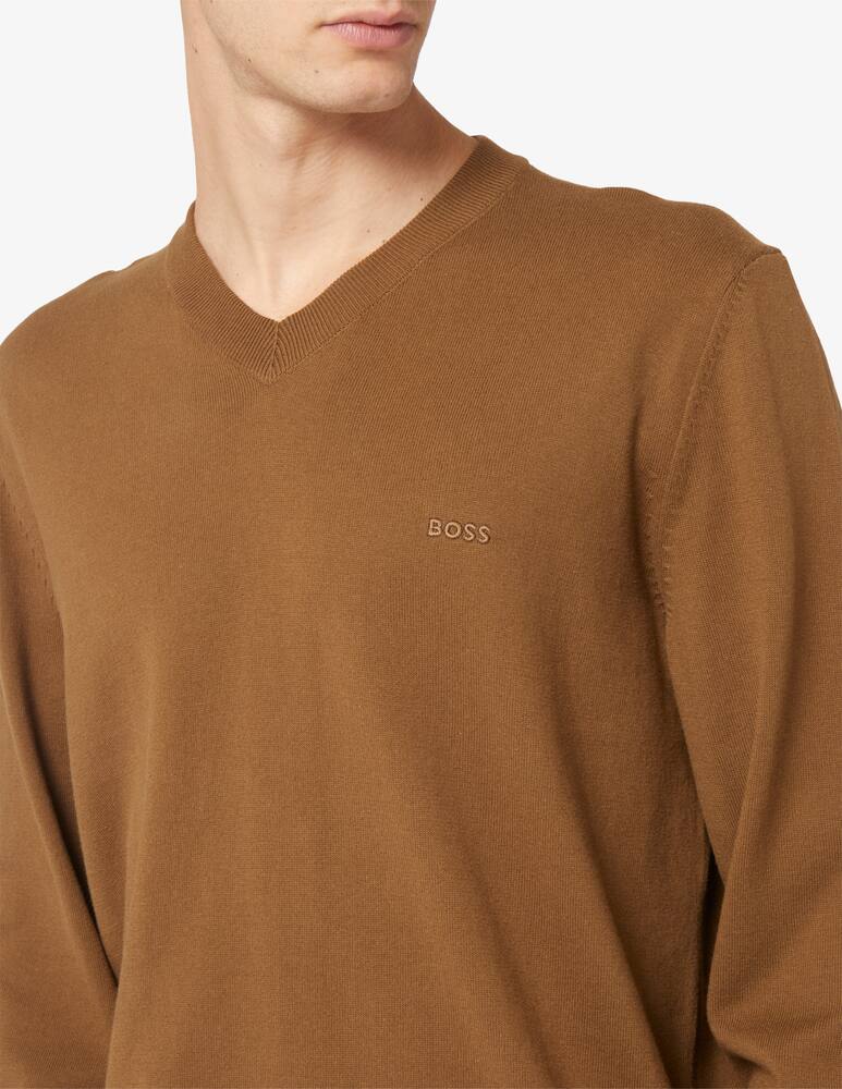 rinascente BOSS Maglia collo v pacello con logo piccolo