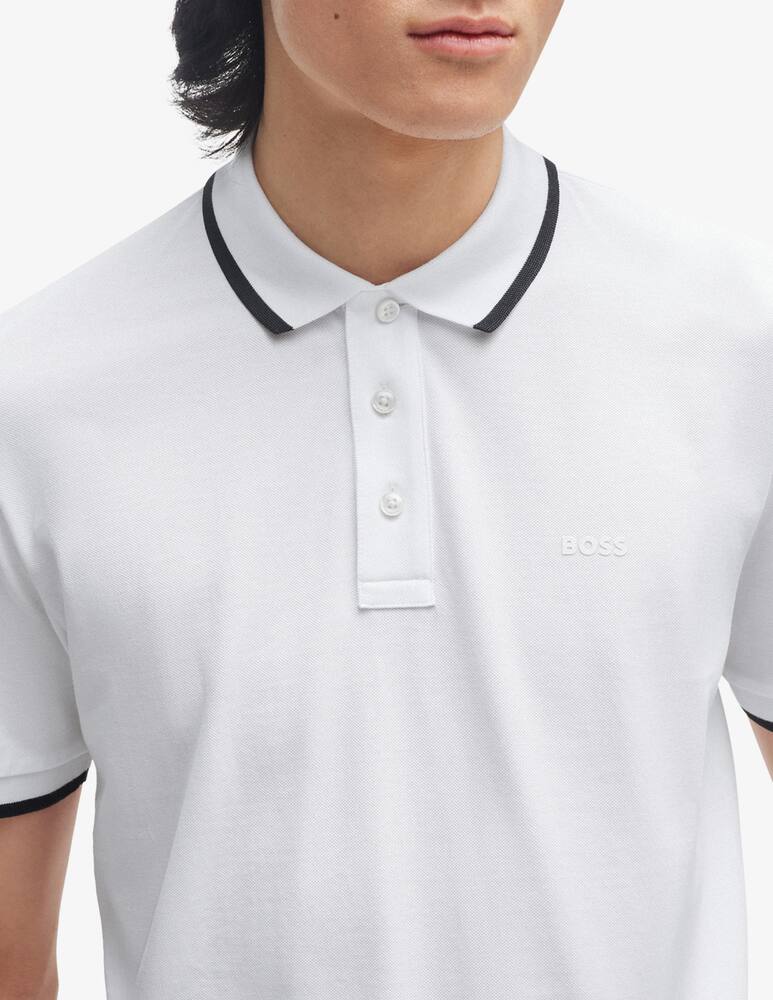 rinascente BOSS Polo con profilini eleganti
