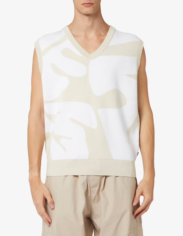 BOSS Gilet torneo jacquard flower - immagine 1 BOSS Gilet torneo jacquard flower - immagine 1