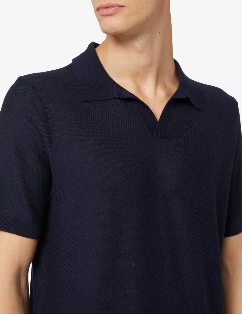 rinascente BOSS Polo scollo a v piquet melange