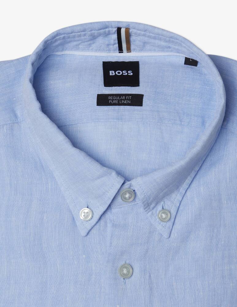 rinascente BOSS Regular fit linen shirt