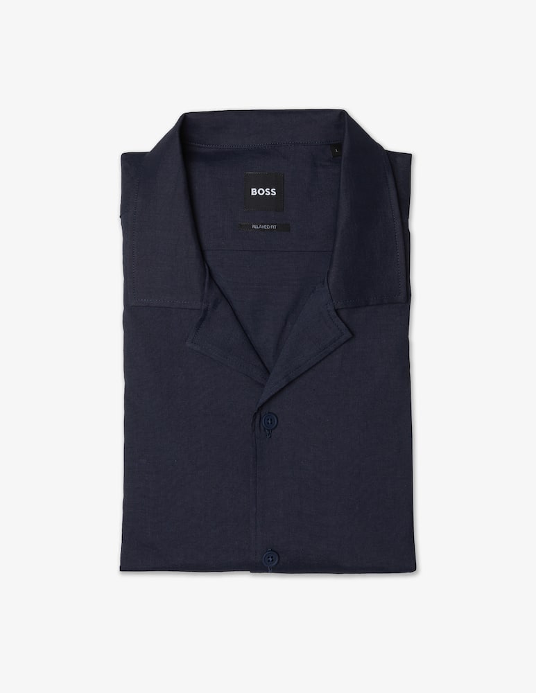 BOSS Camicia bowling in lino - immagine 1 BOSS Camicia bowling in lino - immagine 1