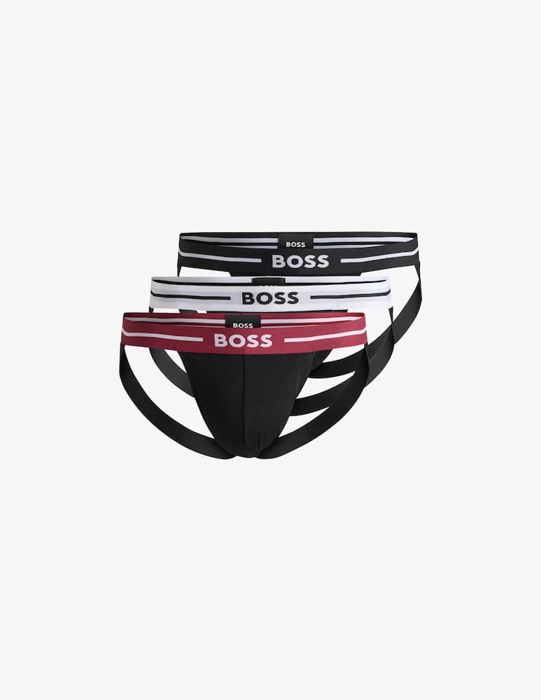 BOSS 3 pack jockstrap bold - immagine 1 BOSS 3 pack jockstrap bold - immagine 1