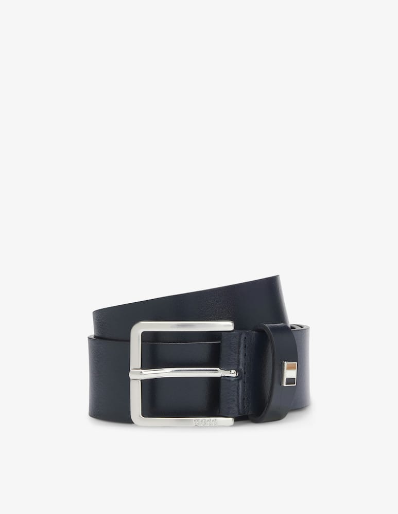 rinascente BOSS Leather belt with metal buckle