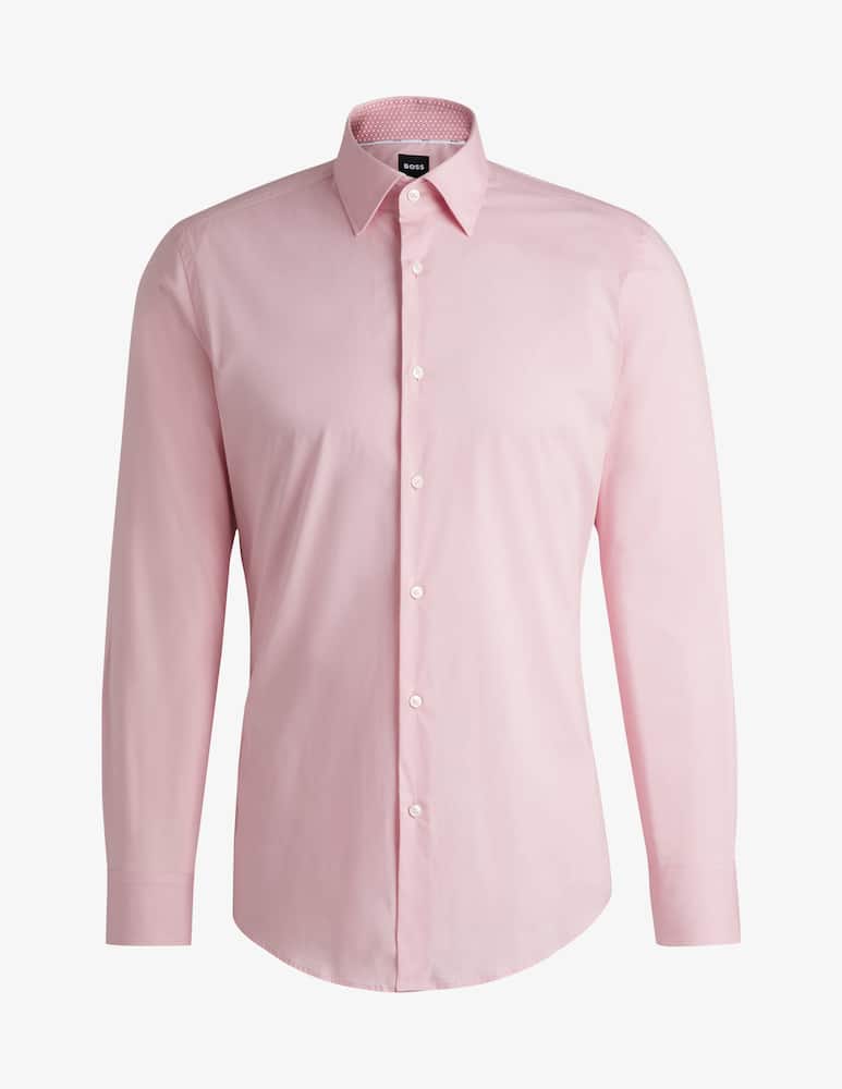 BOSS Camicia hank slim poplin stretch - immagine 1 BOSS Camicia hank slim poplin stretch - immagine 1
