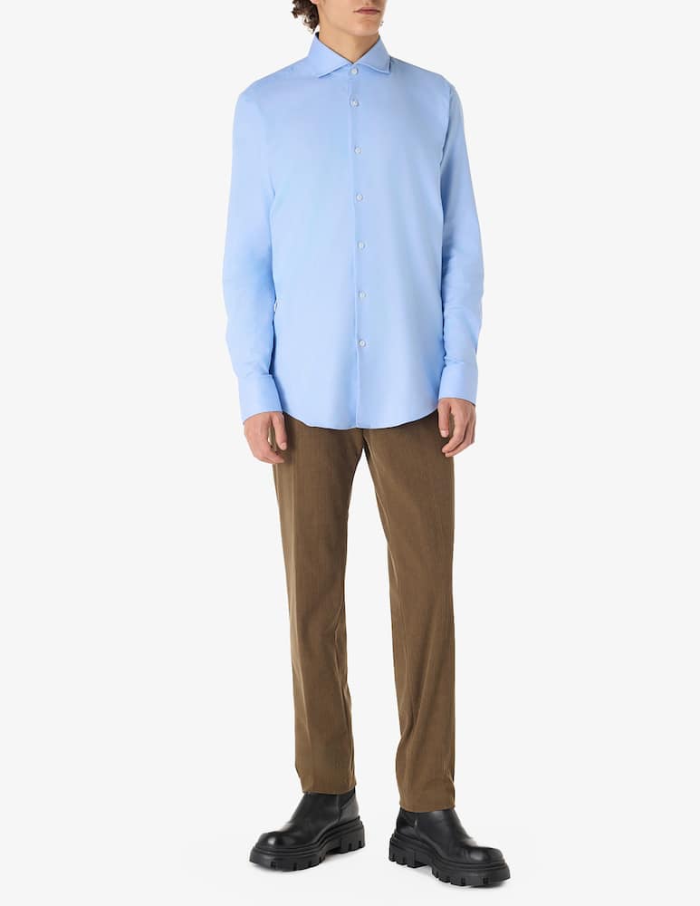 rinascente BOSS Genius slim tech velvet trousers