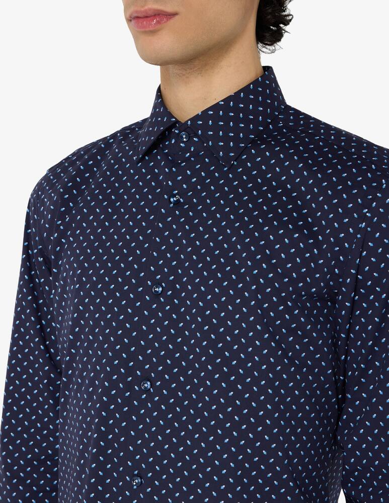 rinascente BOSS Camicia microprint slim