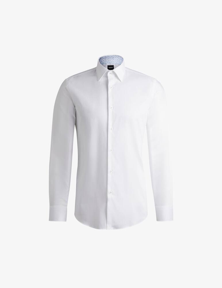 rinascente BOSS Camicia slim collo contrasto