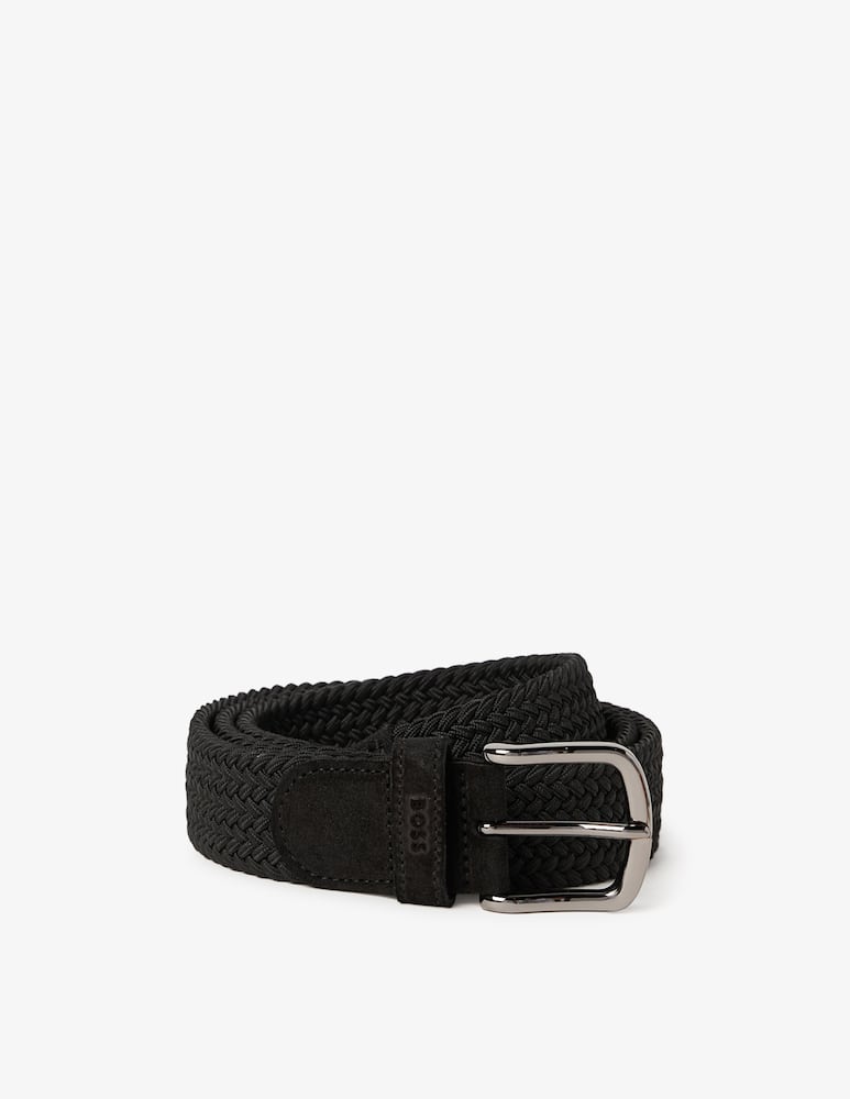 rinascente BOSS Woven leather belt