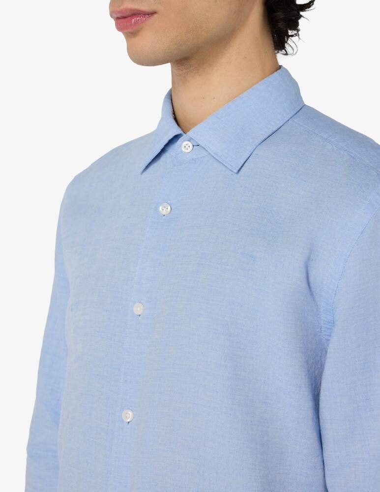 rinascente BOSS Linen cotton collar shirt