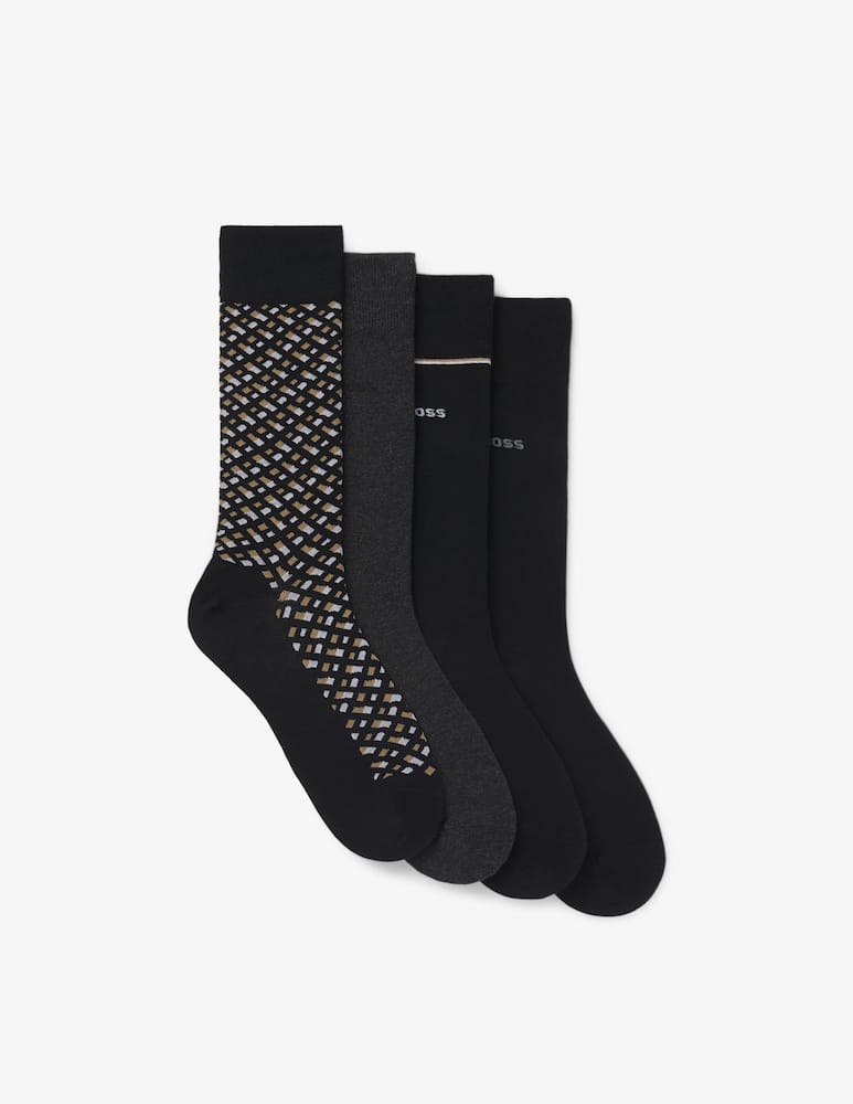 rinascente BOSS Monogram pattern socks