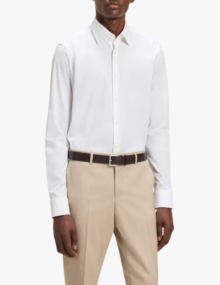 rinascente BOSS Camicia popeline collo contrasto