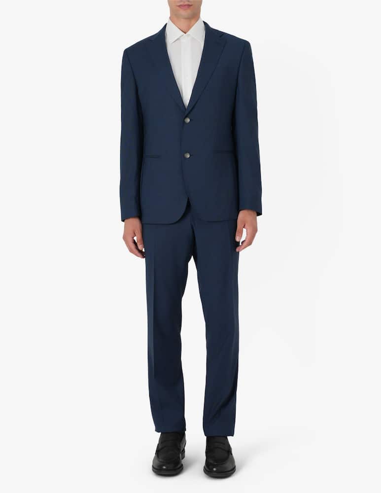 rinascente BOSS Abito slim microvichy lana