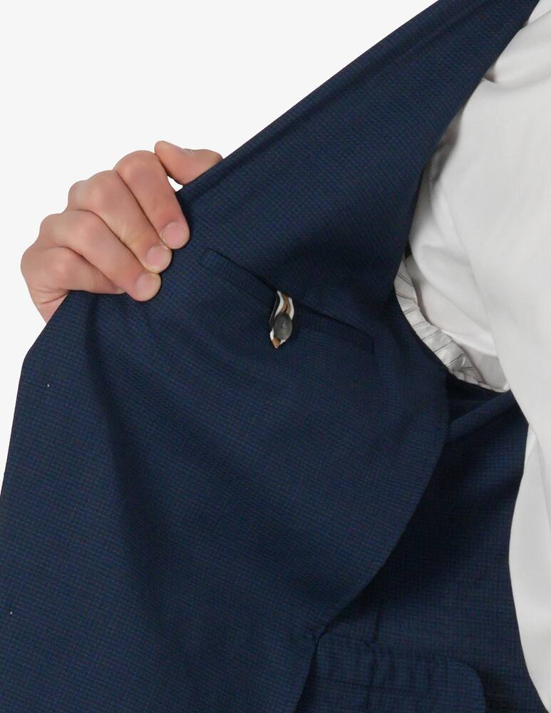 rinascente BOSS Abito slim microvichy lana