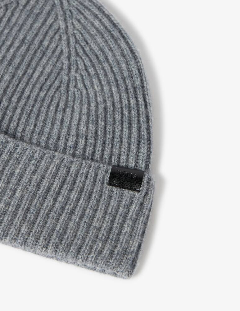 rinascente BOSS Filippo ribbed beanie