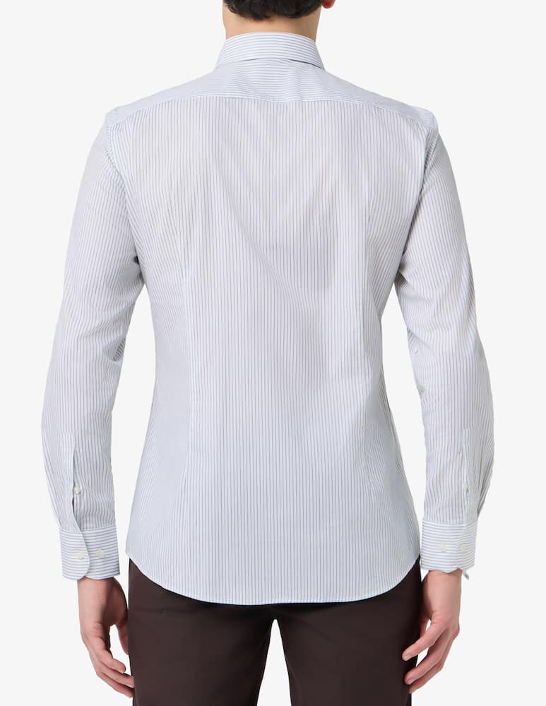 rinascente BOSS Striped slim fit shirt