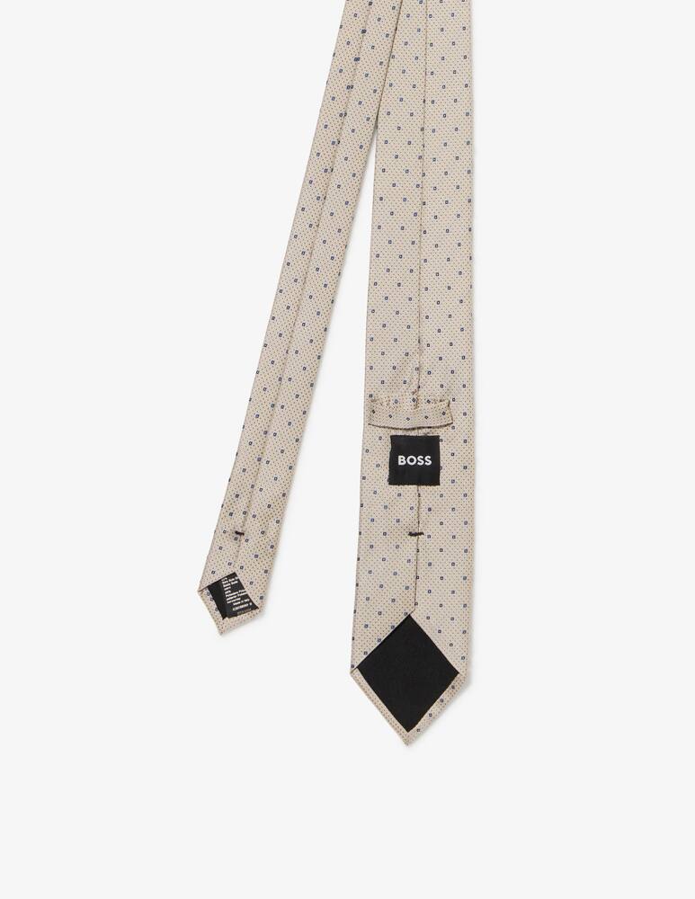 rinascente BOSS Micro-patterned geo tie