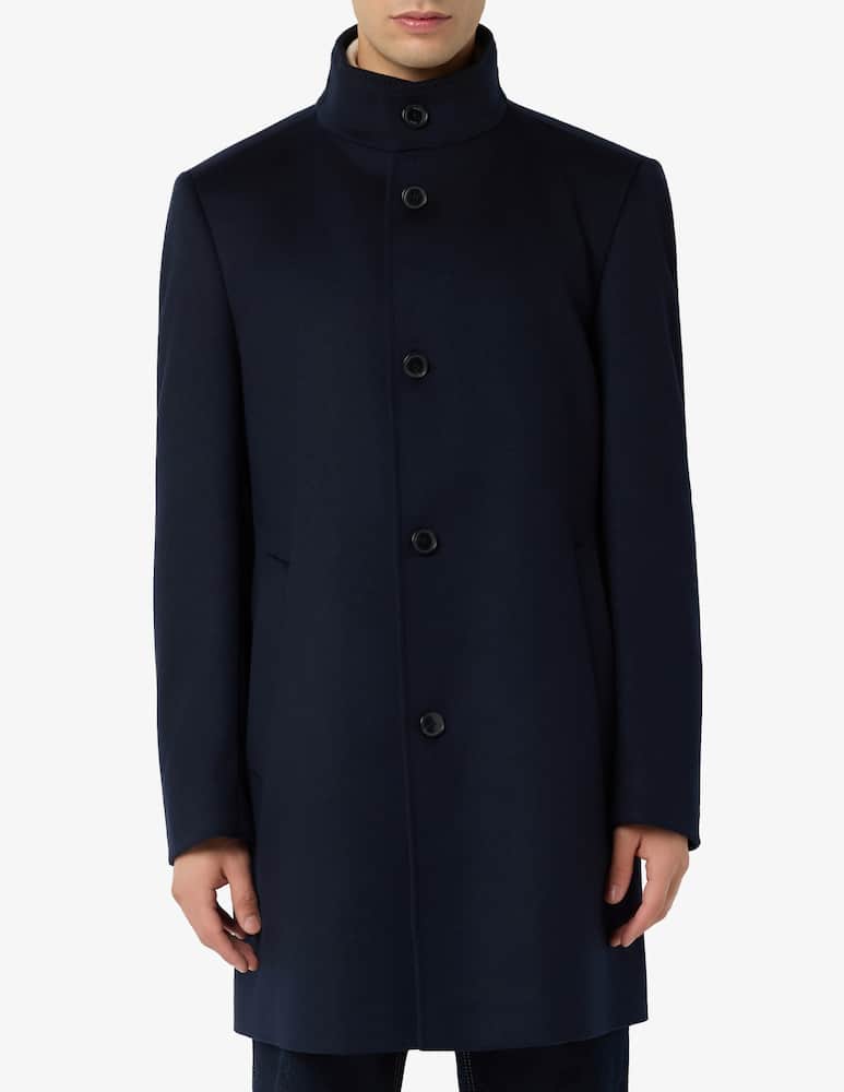 BOSS Cappotto slim con collo coreano - immagine 1 BOSS Cappotto slim con collo coreano - immagine 1