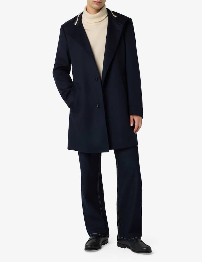 rinascente BOSS Hyde slim wool coat
