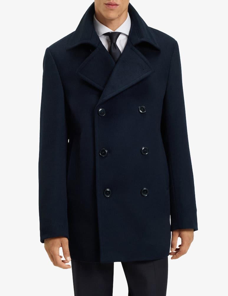 rinascente BOSS Cappotto slim Peacot Hyde