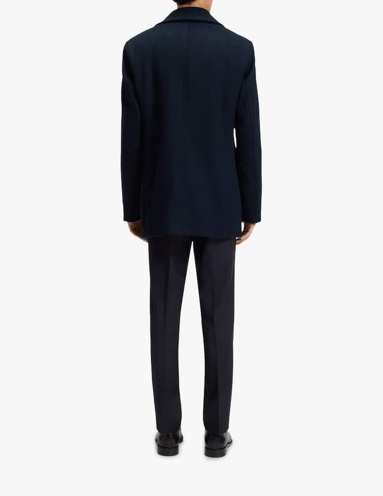 rinascente BOSS Cappotto slim Peacot Hyde