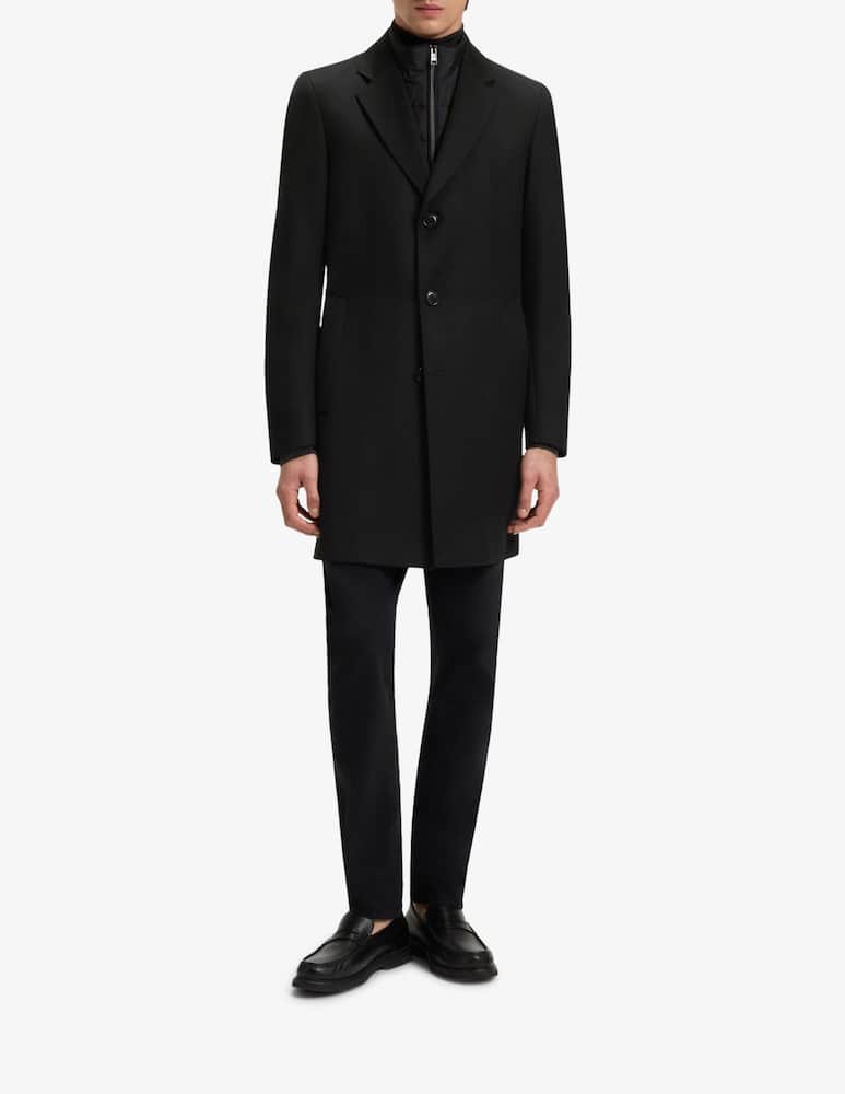 rinascente BOSS Cappotto slim Hyde con pettorina staccabile