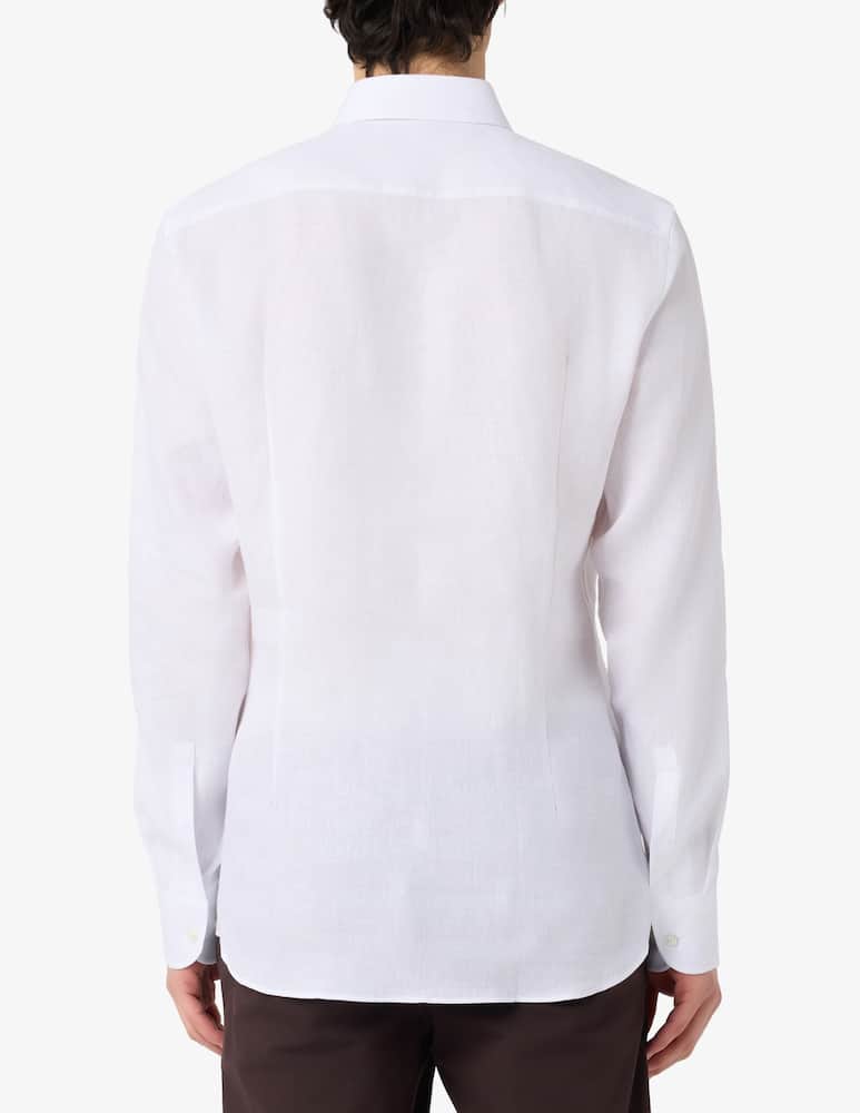 rinascente BOSS Hank linen slim shirt