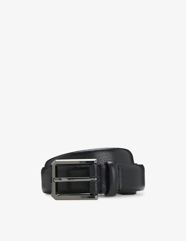 rinascente BOSS Caleb grain leather dress belt