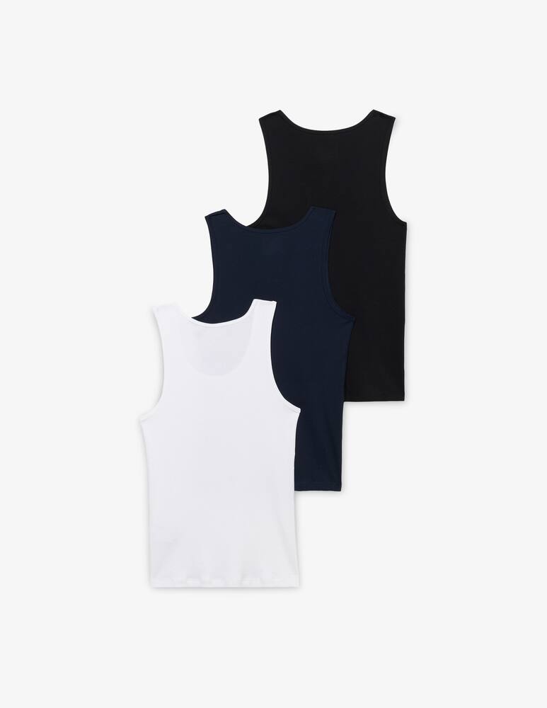 rinascente BOSS Ribbed cotton tank top