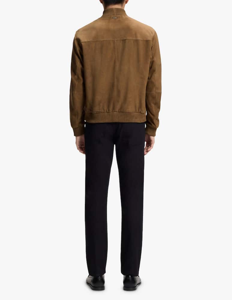 rinascente BOSS Bomber suede jacket