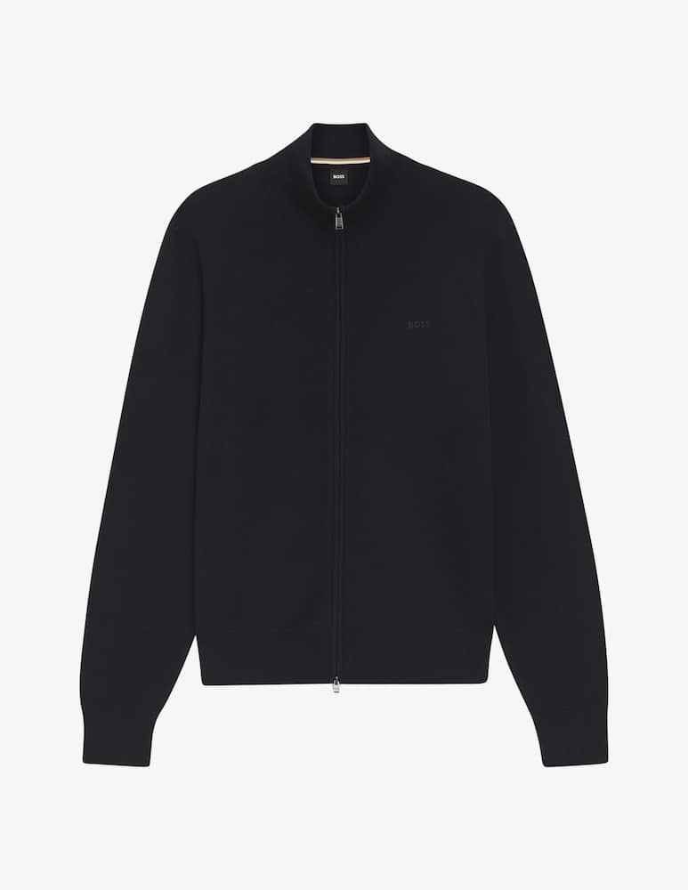 rinascente BOSS Zip cardigan in cotton