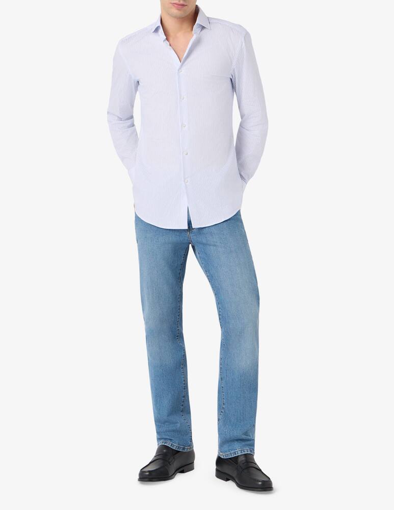 rinascente BOSS Slim spread collar shirt