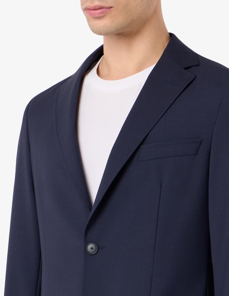 BOSS Hanry slim tech wool jacket - picture 4
