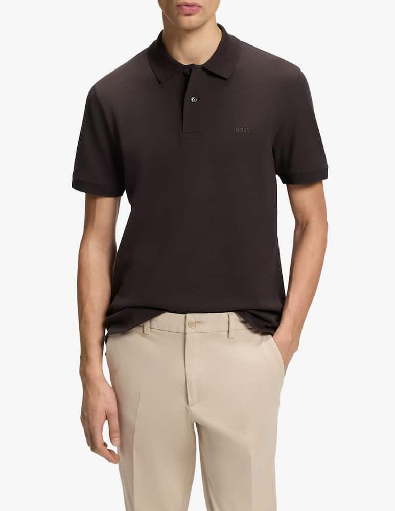 rinascente BOSS Piqué cotton polo shirt