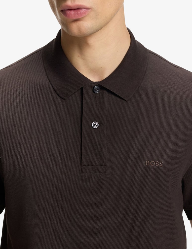rinascente BOSS Piqué cotton polo shirt