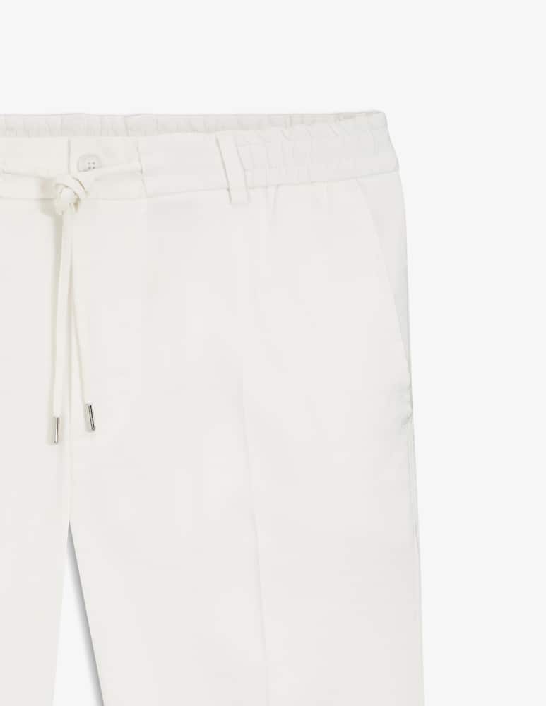 rinascente BOSS Linen blend drawstring trousers