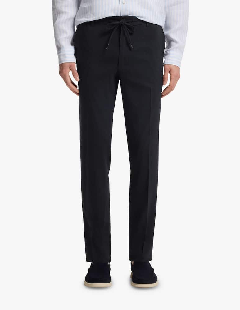 rinascente BOSS Linen blend drawstring trousers