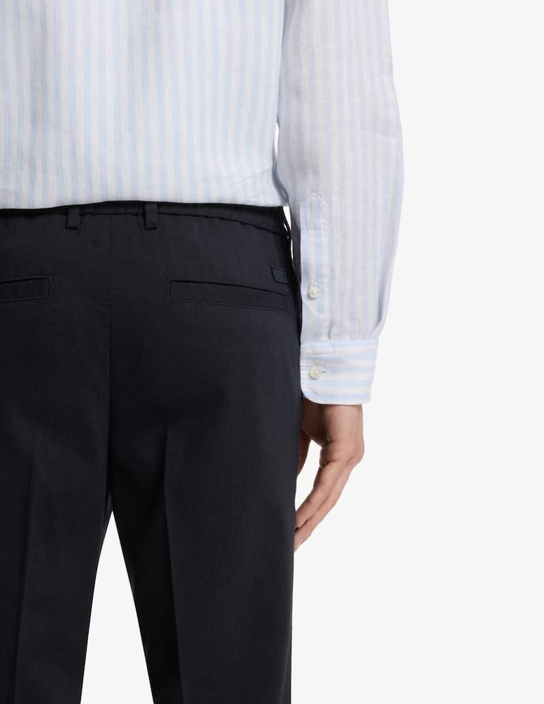 rinascente BOSS Linen blend drawstring trousers