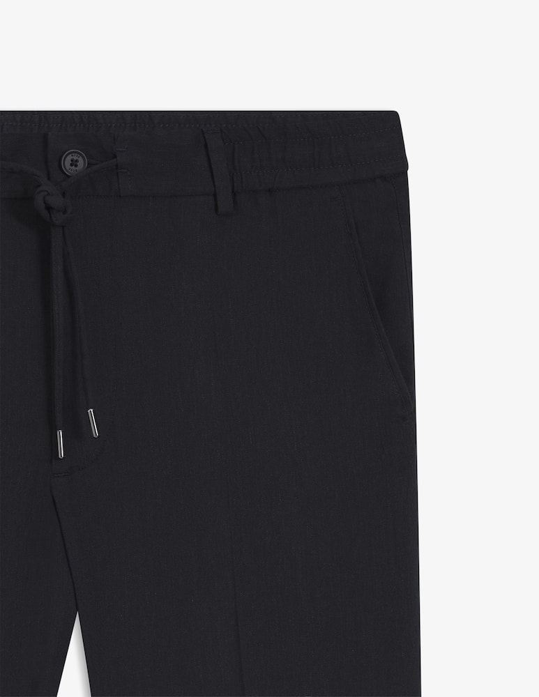 rinascente BOSS Linen blend drawstring trousers