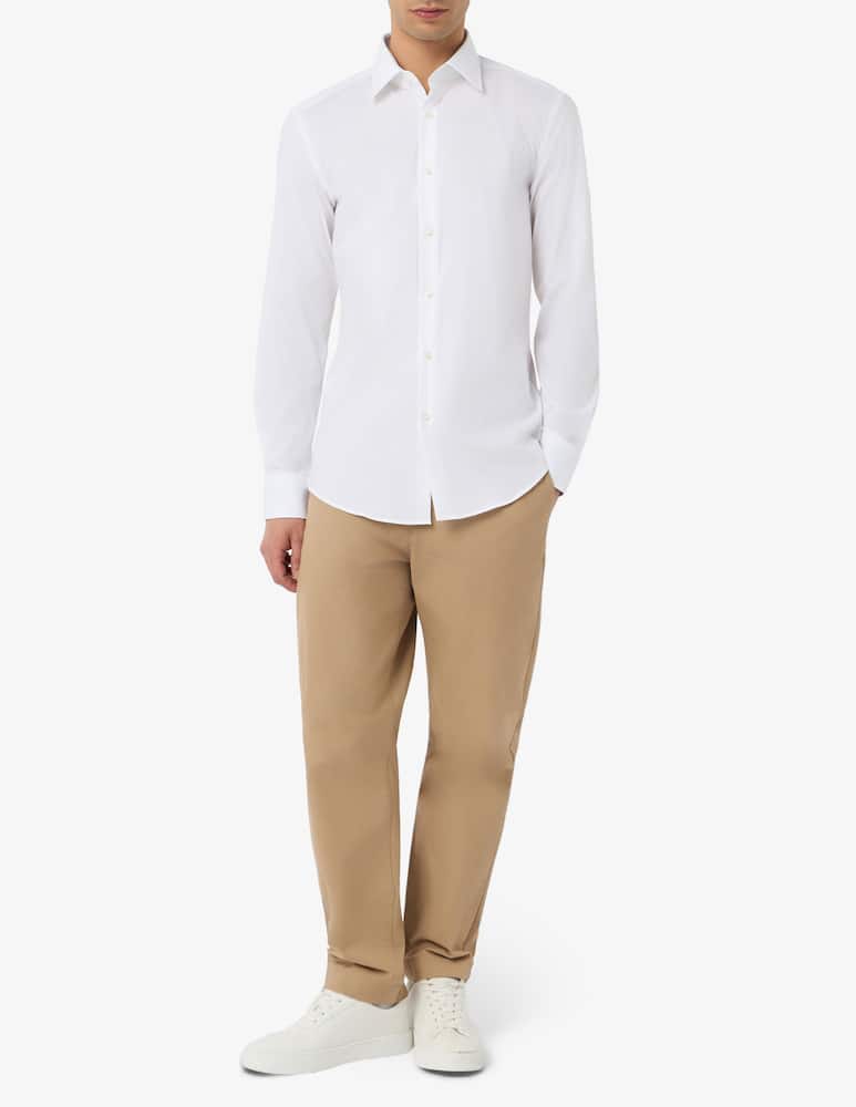 rinascente BOSS Poplin stretch slim shirt
