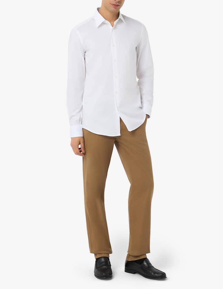 rinascente BOSS Poplin stretch slim shirt