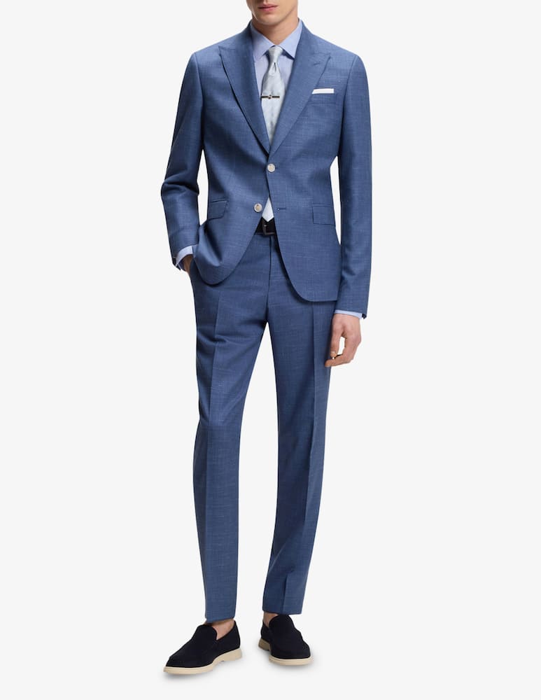 rinascente BOSS Camicia Hank in lino slim fit