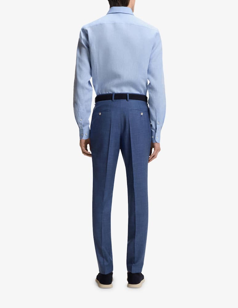 rinascente BOSS Camicia Hank in lino slim fit