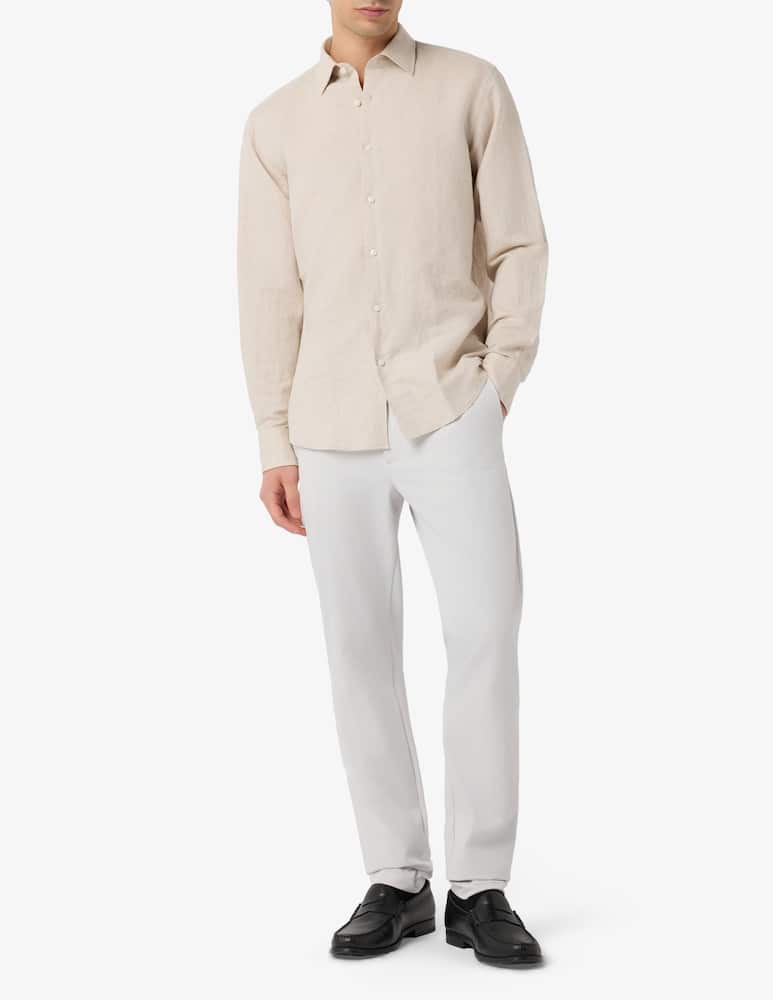 rinascente BOSS Linen cotton long sleeve shirt