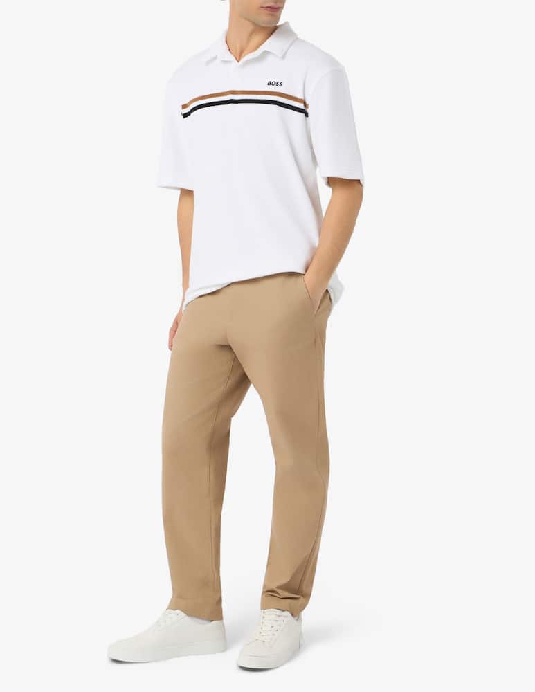 rinascente BOSS Striped terry polo shirt