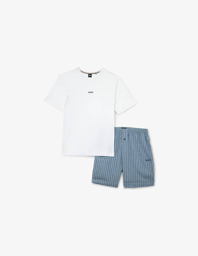 rinascente BOSS Chris pattern t-shirt set