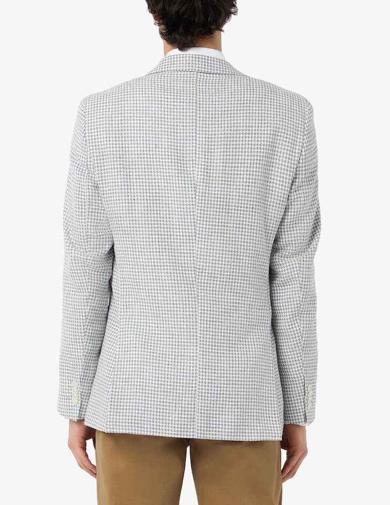 rinascente BOSS Hudson slim houndstooth jacket