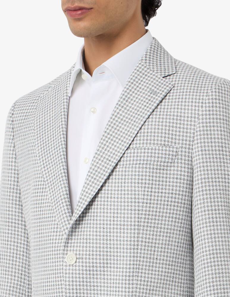 rinascente BOSS Hudson slim houndstooth jacket